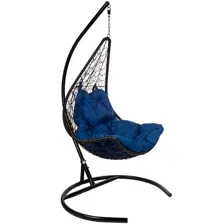 подвесное кресло BiGarden Wind Black, синий