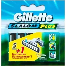 Сменные кассеты для бритья Gillette Slalom Plus (6 шт)