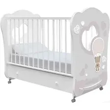 Классическая детская кроватка Nuovita Stanzione Cute Bear Swing (белый)