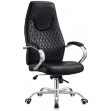 Кресло SitUp Astin (Астин) Black Chrome экокожа черный