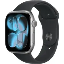 Умные часы Apple Watch Series 11 GPS, MEUW4X/A, 46mm, S/M, Jet Black