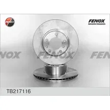 Тормозной диск FENOX TB217116 вентилируемый , передняя ось