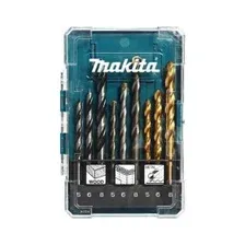 Набор сверл по металлу, дереву, кирпичу (9 шт) MAKITA