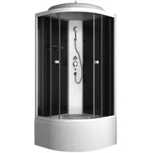 Душевая кабина Oda 8500BT (черный/тонированное стекло)