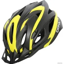 Cпортивный шлем Cigna WT-012 (L, чёрный/желтый)