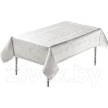 Скатерть DO&CO Etamin 160x220 / 10661 (белый)
