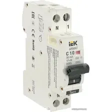Дифференциальный автомат IEK AR-B06S-1N-C10A030