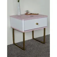 Тумба Shtabe Royal 5301 эко (зефир/золото/р.золото)