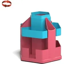 Органайзер настольный Erich Krause Office Bubble Gum 57991 (розовый/голубой)