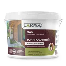 Лак Лакра ВД тонированный (2.5кг, рябина)