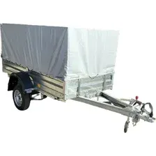 Универсальная жесткая сцепка AvtoS A20M1B (2000x1300x300, R16, ресс. AL-KO, тент 400мм)