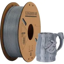 KINGROON PLA 1.75 ММ 1 КГ NPLA011 (СЕРЕБРИСТЫЙ)