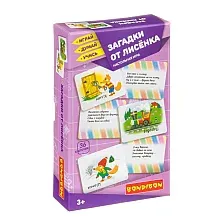 Развивающая игра Bondibon Загадки от лисенка / ВВ3914