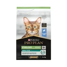 Сухой корм для стерилизованных кошек PURINA PRO PLAN Sterilised Optirenal кролик 3 кг (7613036499996)