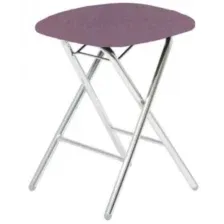 Табурет Гальваник Экстра складной Catania Lavender / хром