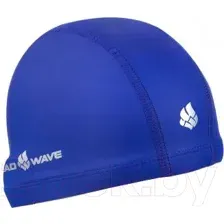 Шапочка для плавания Mad Wave PU Coated (синий)