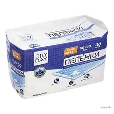 Пелёнки одноразовые для взрослых "Super" (30 шт.; 60х90 см)