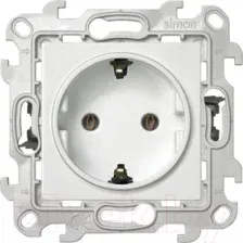 Розетка Simon 2420434-030 (белый)