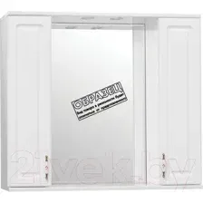 Шкаф с зеркалом для ванной Style Line Олеандр-2 120 (с подсветкой)
