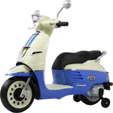 Детский мотоцикл RiverToys Z222ZZ (голубой)