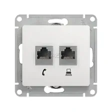 Розетка компьютерная Systeme Electric Glossa GSL000185
