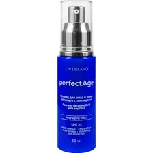 Флюид для лица и зоны декольте Liv Delano Perfect Age, с пептидами, 50 мл