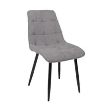 Стул CARIS, серый микровелюр CD2302-26/черный