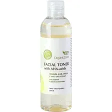 Тоник для лица Organic Zone с АНА-кислотами, для жирной кожи, 250 мл