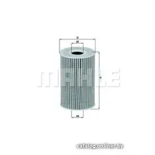 Масляный фильтр Mahle Knecht OX388D