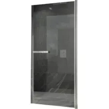 Душевая дверь MaybahGlass 90x198 MGD-461-5 (графитовое стекло/хром матовый)
