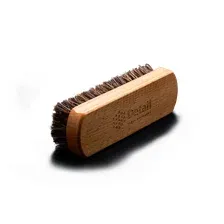 Щетка для очистки кожи, 14.5x4.5 см, натур. ворс - DETAIL DT-0234