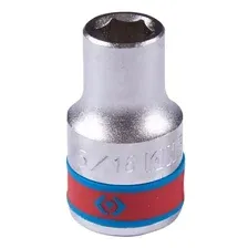 KING TONY Головка торцевая стандартная шестигранная 1/2', 5/16', дюймовая 433510S