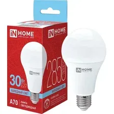 Светодиодная лампочка In Home LED-A70-VC 30 Вт 230В Е27 6500К 2850 Лм