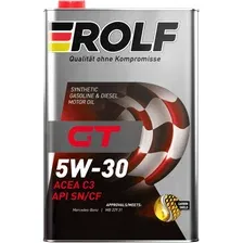 Моторное масло ROLF GT 5W-30 C3 SN/CF, 1л / 322233