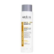 ARAVIA Professional Шампунь против перхоти для жирной кожи головы Oily Dandruff Shampoo, 420 мл