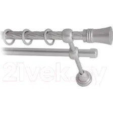 Карниз для штор Lm Decor Гиро 071 2р витой (сатин, 3.2м)