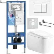 Унитаз с инсталляцией 6 в 1 Roxen StounFix Dual Fresh 868564