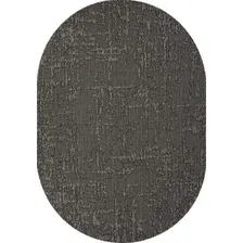 Циновка Merinos Kair S136-OVAL-BLACK-GRAY (1.2х1.7)