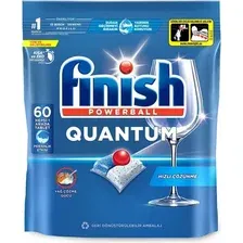 Таблетки для посудомоечных машин Finish Quantum Powerball (60шт)