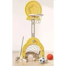 Баскетбольная стойка Perfetto Sport Гольф PS-074-Y (жёлтый)