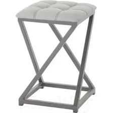 Табурет AMC Comfort 8К4.6 (кожзам серый/графит)