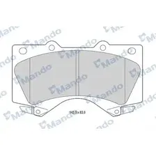 Тормозные колодки дисковые передняя ось MANDO MBF015619