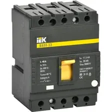 Выключатель автоматический IEK ВА 88-33 3п 40А 35кА С SVA20-3-0040