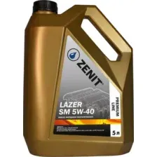 Моторное масло Zenit Premium Line Lazer SM 5W-40 / 21003215 (5л)