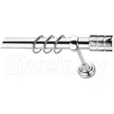 Карниз для штор Lm Decor Цилиндр 088 1р гладкий (хром, 1.6м)