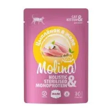 Пауч Molina для котят, цыпленок в желе, 70 г