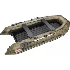 Надувная лодка Roger Boat Zefir 3500 LT (малокилевой, камуфляж камыш/черный комби)