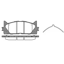 Тормозные колодки дисковые TOYOTA / LEXUS 04465-33450