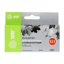 Картридж Cactus CS-CLI521GY серый