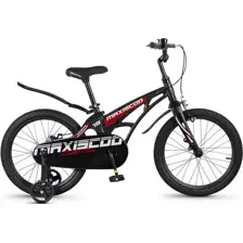 Детский велосипед Maxiscoo Cosmic Стандарт 18 2026 / MSC-C1853 (черный глянцевый)